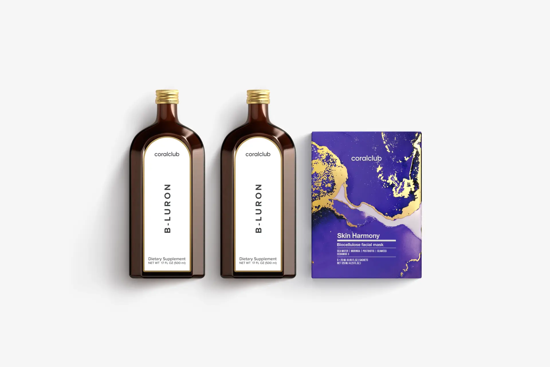 B-Luron + Skin Harmony Biocellulose Facial Mask (5 kotikest)